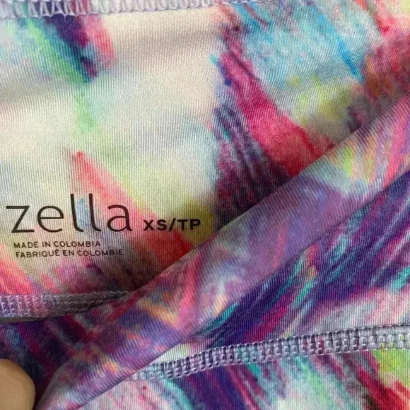 Zella Live In Crop Leggings Purple Pattern Size‎ XS - Picture 2 of 8